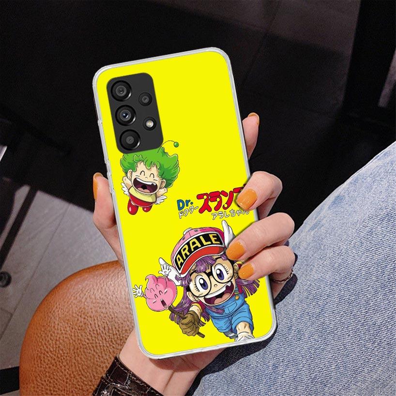 Arale Dr Slump Phone Case For Samsung Galaxy A52 A32 A22 A12 A51 A31 A50S A30S A20S A10S Note 20 Ultra 10 Plus S10 A72 A71 Galax