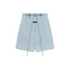 Fear of God Essentials Relaxed Short Light Washed Denim Men Bottoms Blue 160SP244190F