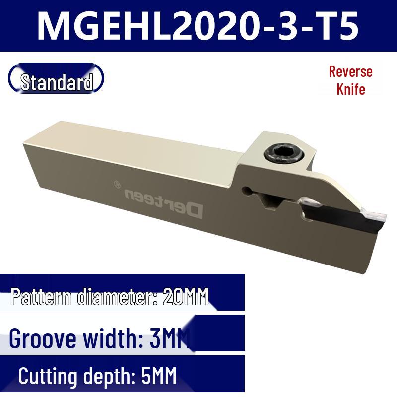 Portautensile per scanalatura tornio MGEHR2020-3-4: Taglio CNC ed Estensione per Scanalatura del Diametro Esterno