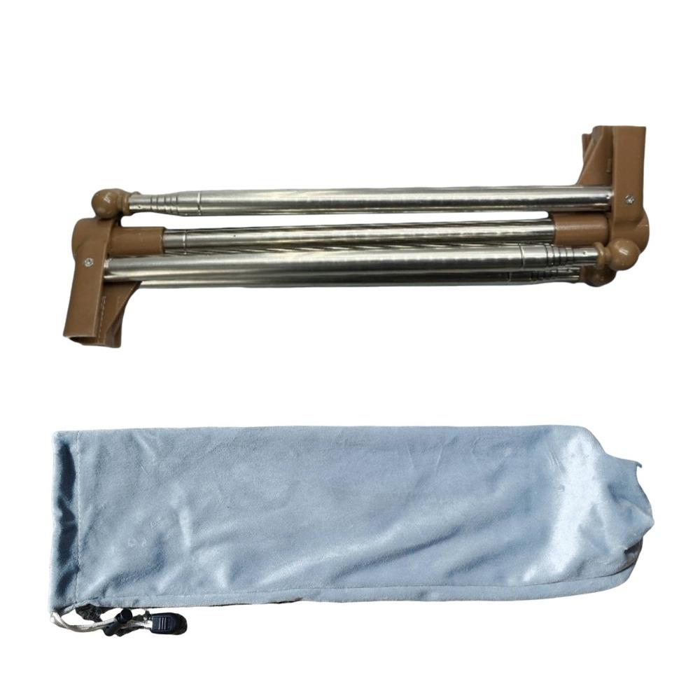 Adjustable Angle Folding Clothes Rack Space Saving Collapsible Floor Stand Clothes Hanger Laundry