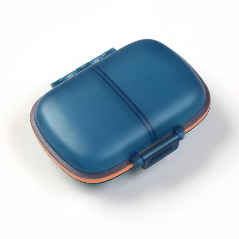 

New Hot Small Portable Travel 7 Days 8 Grids Pill Box Cases Container Organizer Storage Tablet Medicine for Vitamin Fish Oils