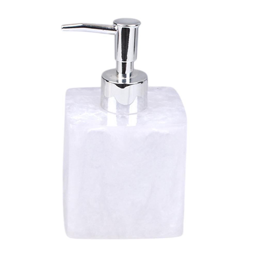 

400ml Hotel Bathroom Dispenser For Shampoo Body Wash Hand Soap Resin Pump Bottle D