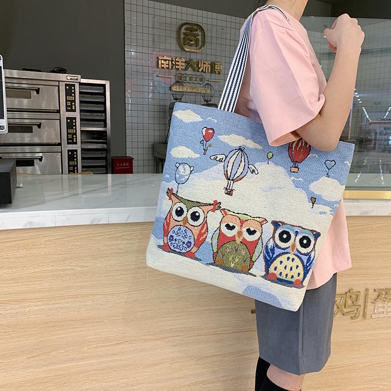 Single-shoulder Bag Trendy Women's Bag Ethnic Style Embroidered Handbag