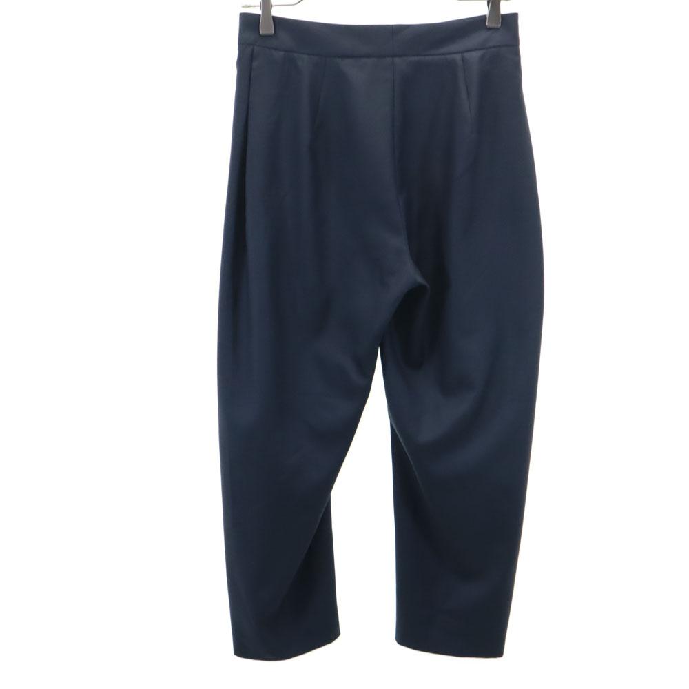 Maison Kitsune Slacks Pants 36 Navy Tapered Women Used