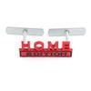 1Pc 3D Metal Home Edition Logo Car Front Grille Badge Side Fender Rear Trunk Emblem Sticker Decal