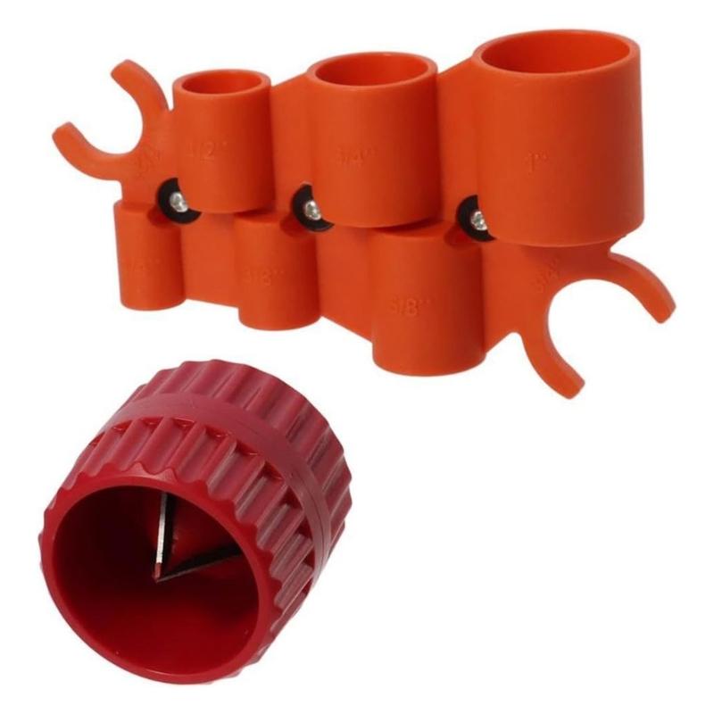 Pipe Deburring and Depth Gauge Set Industrial Pipe Processing Tool for Home and Professional Plumbing Applications 1