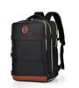 1pc Large Capacity Waterproof Laptop Backpack, Men's And Women's Travel Backpack With Shoe Compartment, Suitable For Business,school