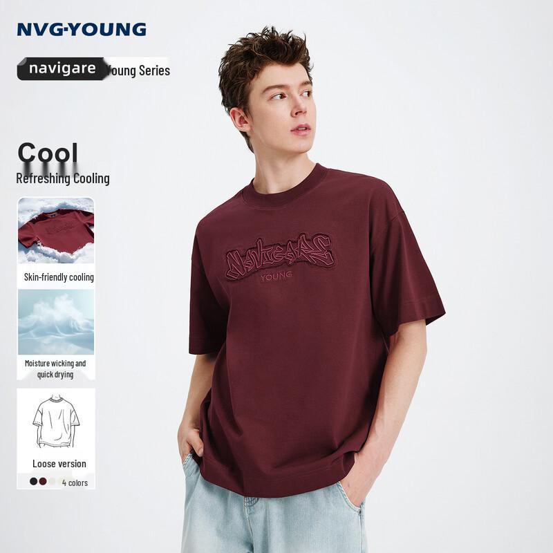 NVG·YOUNG Men s Cooling Anti-Bacterial Quick-Dry T-Shirt L