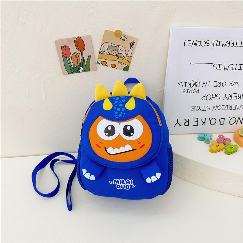 Adorable Cartoon Dinosaur Children's Backpack For Boys Lightweight 3-6 Year Olds