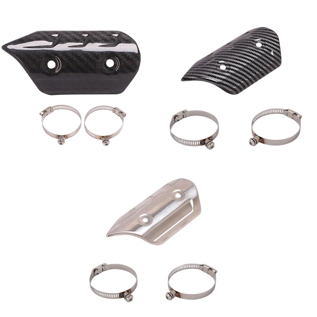 Universally Motorcycle Exhaust Muffler Pipe Heat Shield Cover Heel Guard For Most Model Motorbike Modification