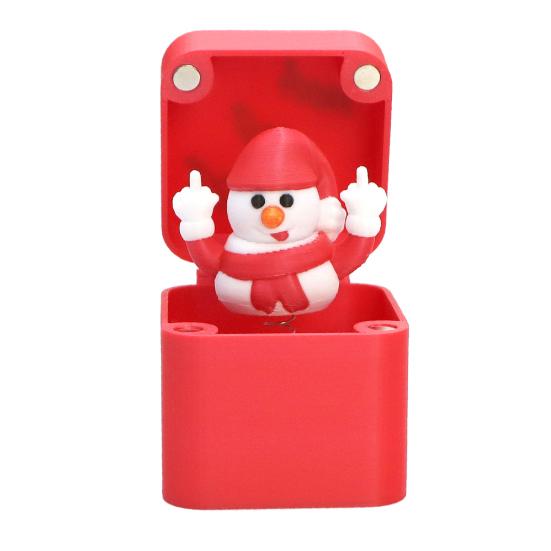 Vtipné dárky pro legraci Prostředníček v krabičce Kancelářský vtip Dárková krabička na žert Novinka Žertovný dárek k narozeninám, svátkům