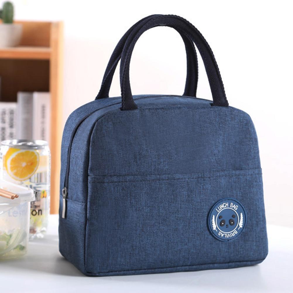 Handheld Insulated Bag Waterproof Fresh Aluminium Foil Bento Box Student Bento Bag Travel Home Storage Bag