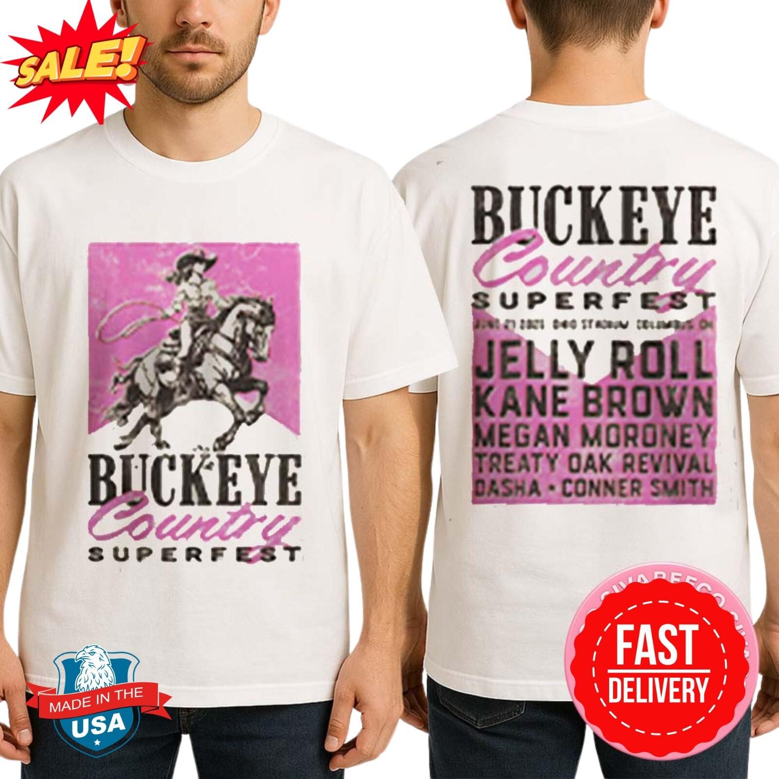 Buckeye Country Superfest 2025 At Ohio Stadium In Columbus OH On June 21 T-Shirt Unisex T-Shirt XL