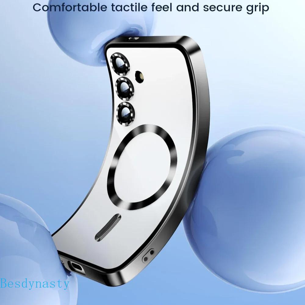 Plating Magsafe Magnetic Case For Samsung Galaxy S25 FE S24 S23 Ultra A56 A36 A26 A55 A54 A17 A07 A16 A35 A15 A14 A05 A05S Cover