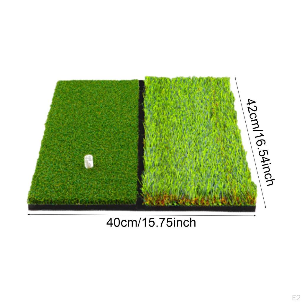 Golf Hitting Mat Green Foldable Driving Range Pad Improve Skills Equipment Backyard Games