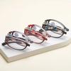 Unisex Anti Blue Light Foldable Reading Glasses Fashion Flower Frame Presbyopia Glasses for Men Women