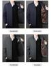Men's Winter Stand Collar Cotton Jacket (2025): Thickened, Warm, Casual Outerwear for Middle-Aged and Elderly Men.