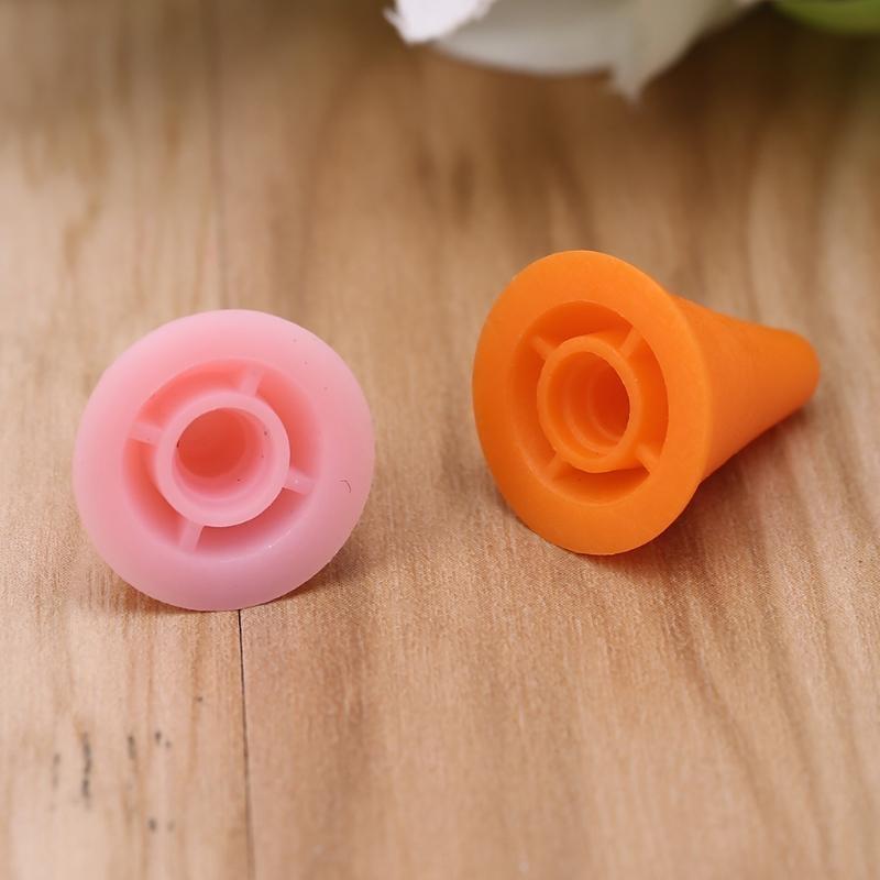 20pcs Cone Knitting Needles Cap Tips Point Protectors Stoppers Cover Craft