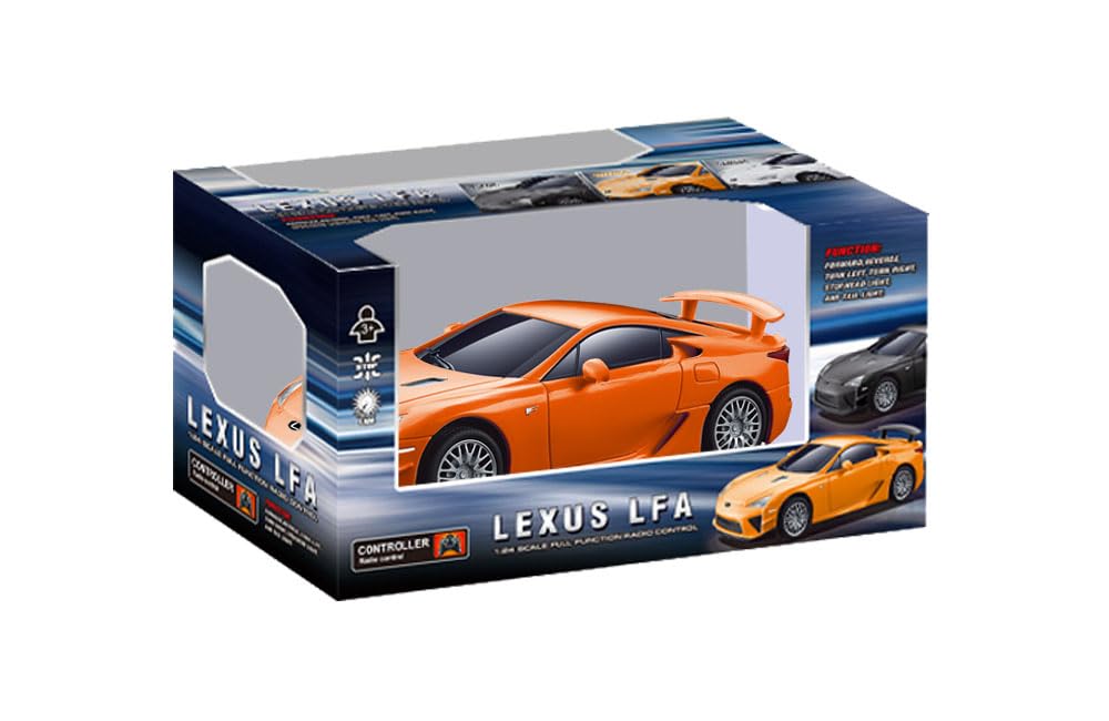 Doyusha 1/24 Scale Lexus LFA Red-Orange Electric Radio Control 30666