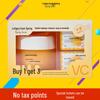 Conjunto de Creme Removedor de Maquiagem Vitamina C Suave Letra da Primavera com Colher, Não Irritante, Grande Capacidade, 100ml