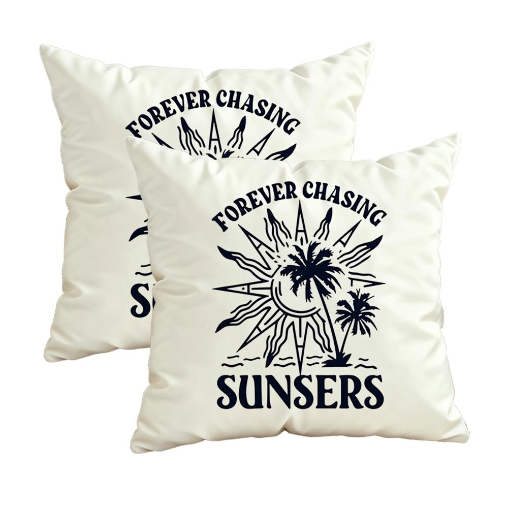Floral Patterned Pillowcaseszipper Design, Decorative Pillowcase, 45X45 Cm Pillowcase
