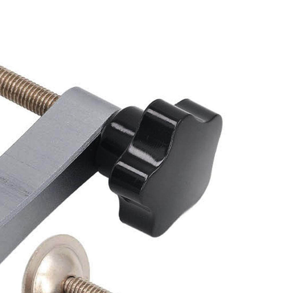2PCS 20mm Bench Dog Clamps Adjustable Benchtop Quick Clamp Aluminum Alloy Woodworking Desktop Press