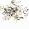 1000Pcs Gourd Shape Safety Pin Metal Knitting Locking Marker Clip Clothing Label Fastener Pin for Stitching Sewing Craft