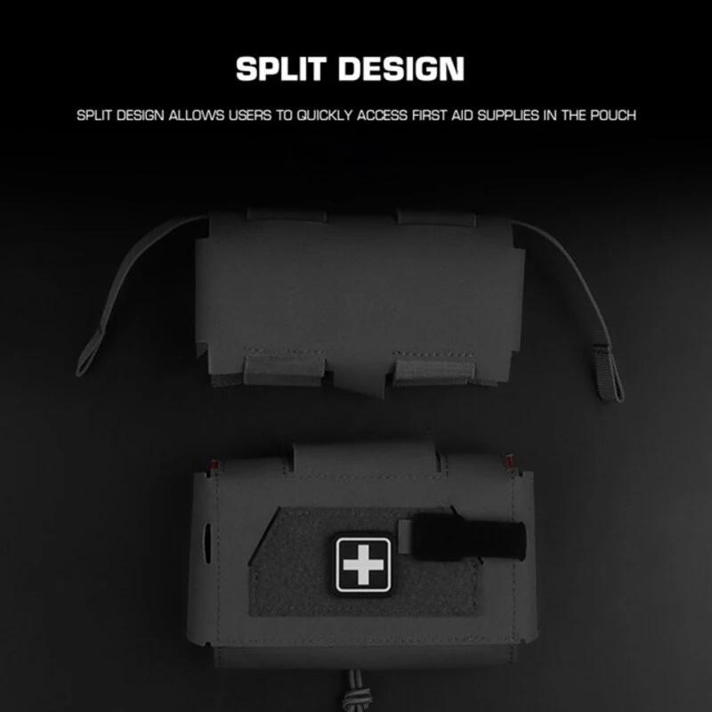 Compact Trauma Bag V3 GEN3 Style Agilit MD2 IFAK OutdoorTactical Medical First Aid Bag for Hunting Vest Plate Carrier Belt