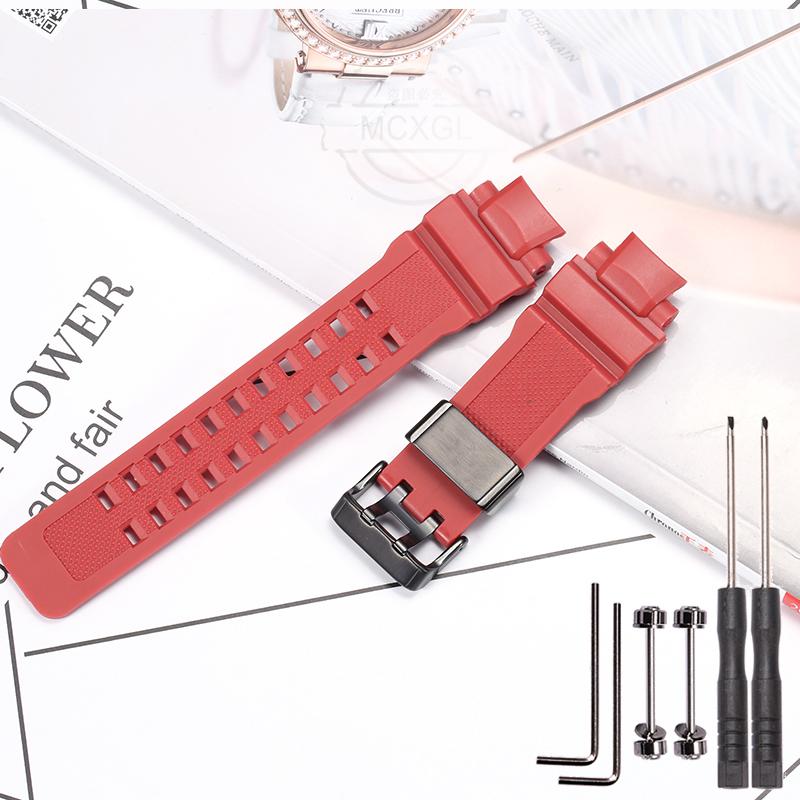 Resin Band Suitable For Casio G-shock GW-4000 GA-1000 GW-A1000 GW-A1100 G-1400 Color Rubber Waterproof Watch Chain Accessories