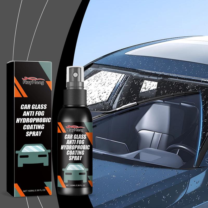 Car Windshield Spray Windshield Mirror Cleaner Stain Hydrophobic Water Repellent Anti-fogging Agent