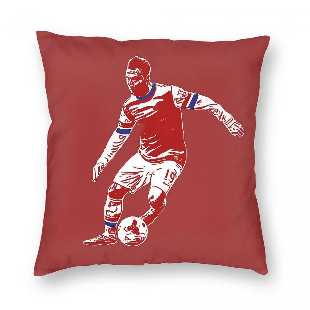 Santi Cazorla Square Pillowcase Polyester Linen Velvet Creative Zip Decorative Throw Pillow Case Home Cushion Cover