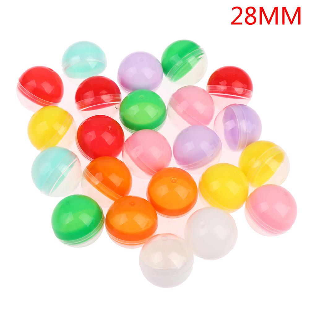 50 Pezzi Fai da Te Sfere Vuote Palla di Plastica Palline Riempibili Decorazioni Scatola Regalo Festa in Casa Matrimonio Regali