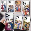 Anime Ace A- Attorney Phone Case Silicone Soft For IPhone 17 16 15 14 13 12 11 X XR Plus Pro Max Plus