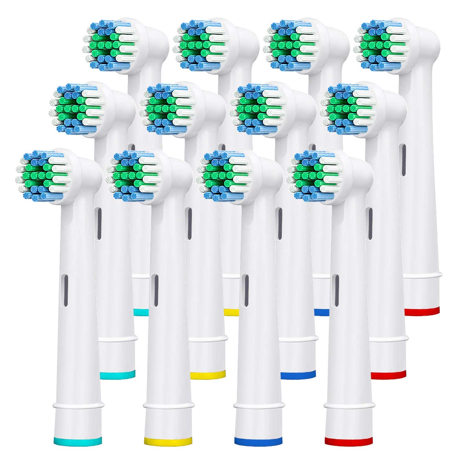 MAYCREATE®Replacement Toothbrush Heads Precision Clean Brush Heads Replacement Refills for Braun Oral-B Electric Rechargeable Toothbrushes, Pack of