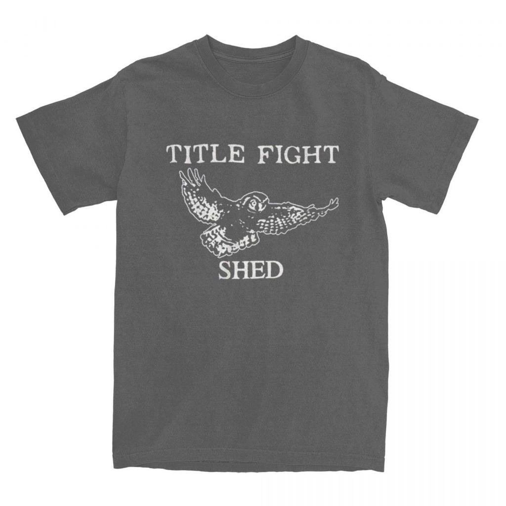 Title Fight Shed Owl for Men Women T Shirts Floral Green Merchandise Awesome Tee Shirt T-Shirts Cotton New Arrival Clothing