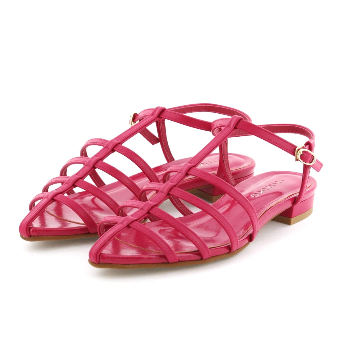

HIMIKO/Himiko/Low-heeled strap sandals/631202 Pink 220