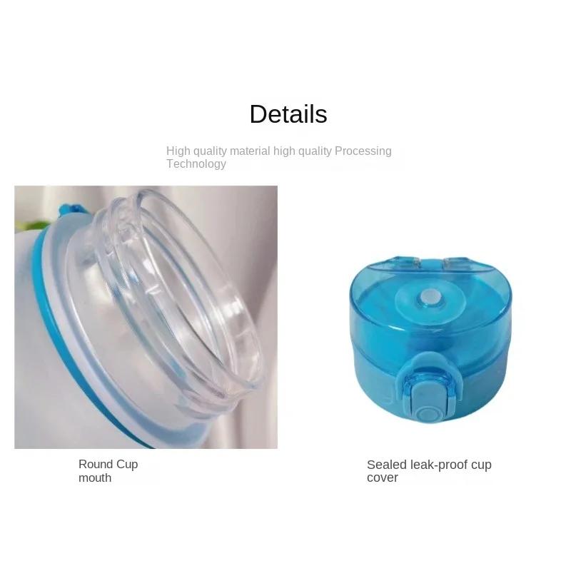 500ml Sports Water Bottle Portable Gym Travel Colorful Leakproof Drinking Bottle Portable Water Bottle for Outdoor Fitness