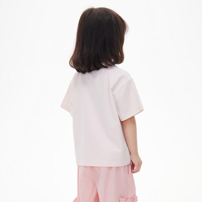 Girls' Cartoon Print Short Sleeve T-Shirt