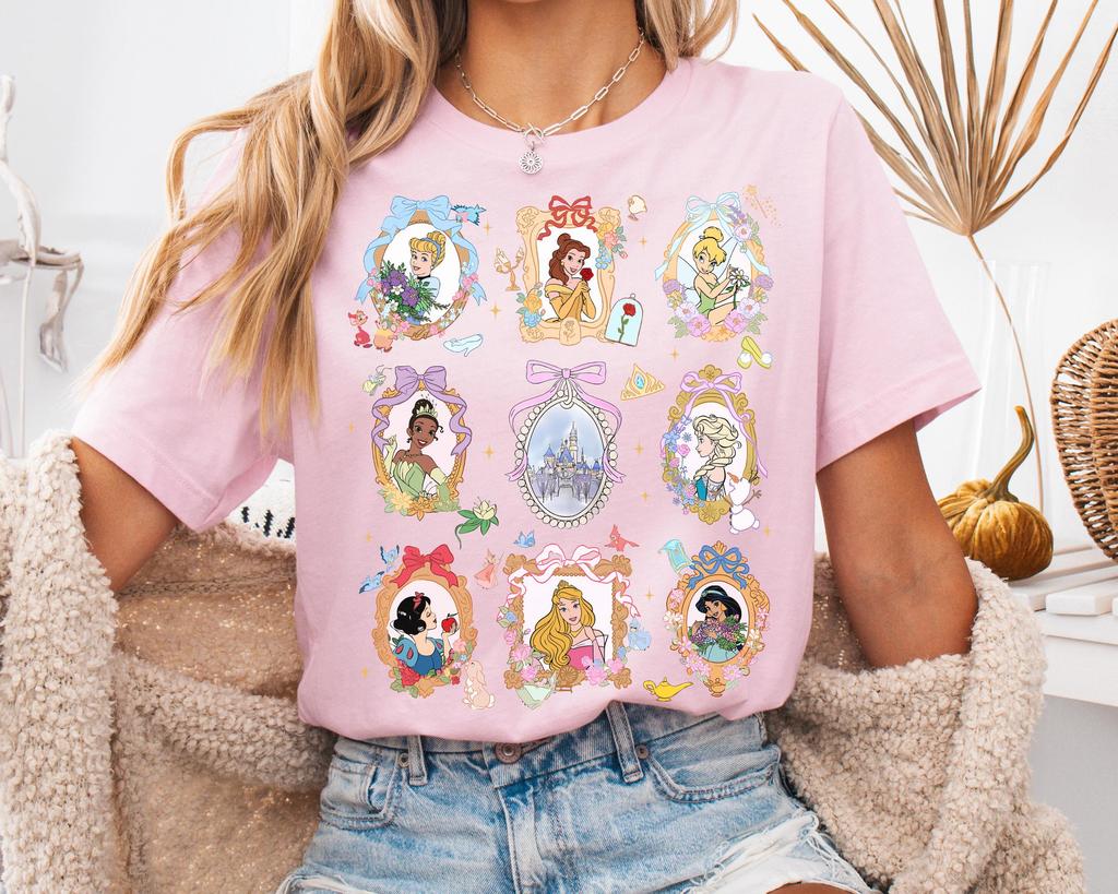 2026 Summer Princess Graphic Tshirt Unisex Unisex Fashion Cotton Quality Casual Loose Short Sleeve Classic Unisex