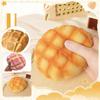 Langsam aufgehendes Brot Squishy Spielzeug Weicher PU-Schaum Stressabbau Quetschspielzeug für Kinder und Erwachsene Sensorisches Fidget Spielzeug