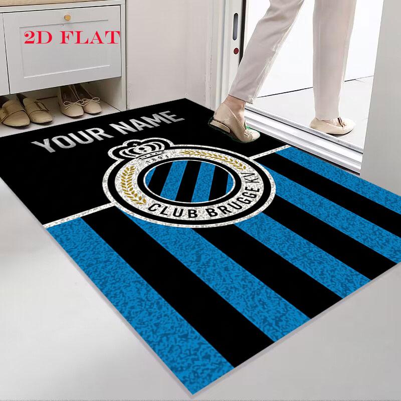 Custom Club Brugge Carpet Rug for Living Room Bedroom Home Sofa Decoration,Kids play Nonslip Floor Mat