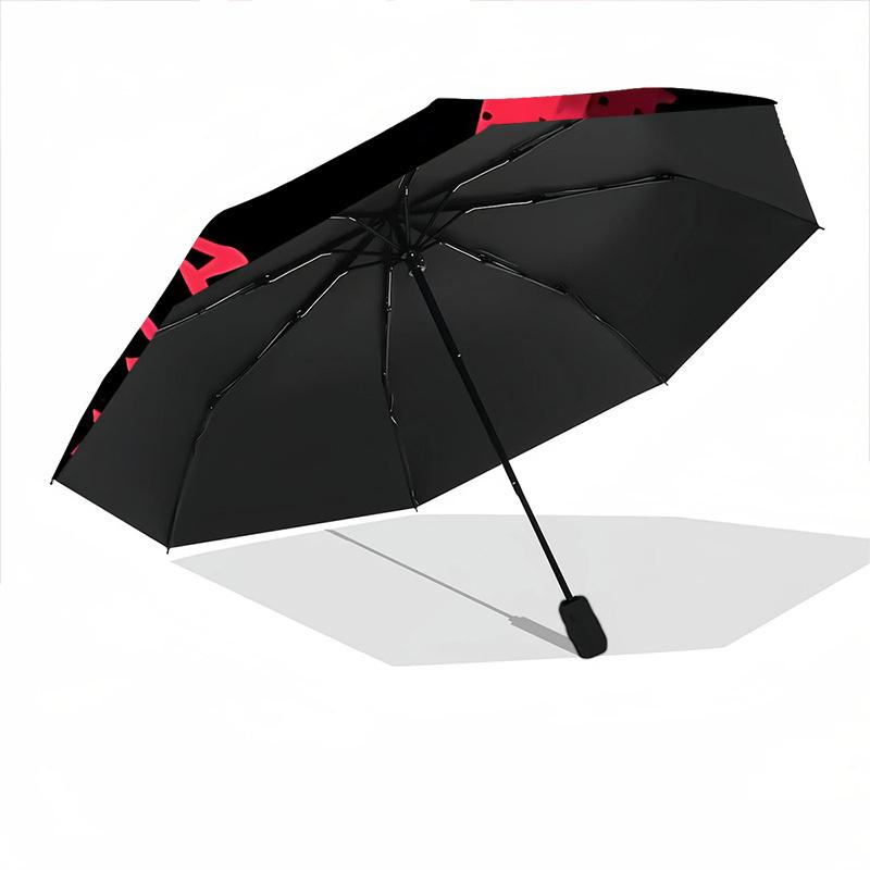1pc Manga No-Face Windproof Automatic Windproof Umbrella, Lightweight for Women/Men, Perfect Christmas Gift A0811230