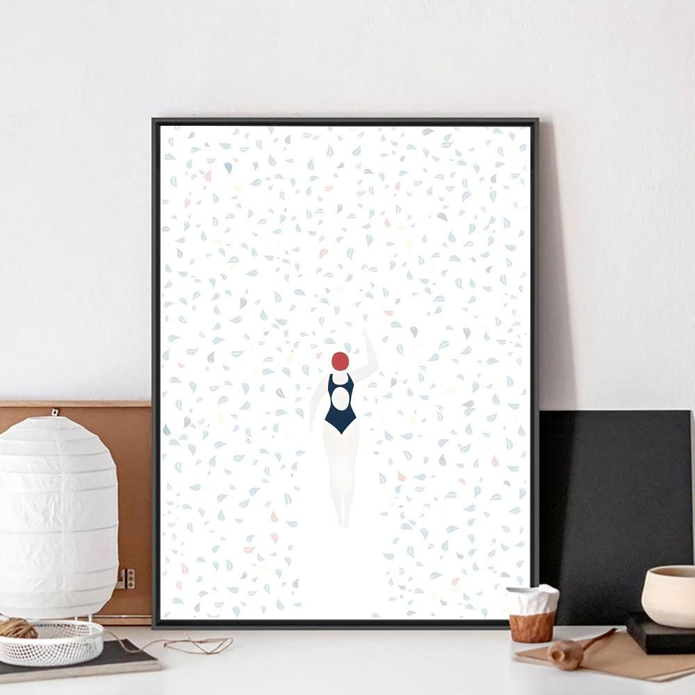 Maritime Surfing Beach Posters Wall Art Canvas Prints Painting Home Decorative Vintage Art Poster Livingroom Bedroom Decoraton