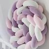 Nordic Danish Knit Knot Ball Pillow - Braided Kids Room Decor & Bed Bumper