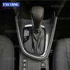 Carbon Fiber Pattern For Toyota Yaris Yaris Cross 2021-2026 LHD Gloss Black Gear Shift Outer Frame Trim Cover Car Interior Trim