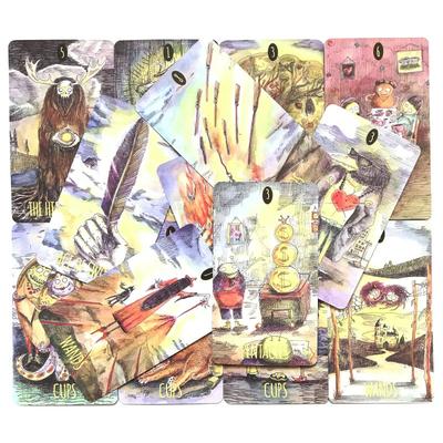 Die Shadowland Tarotkarten für Anfänger Englische Version Profis Wahrsagungsspiel Auto