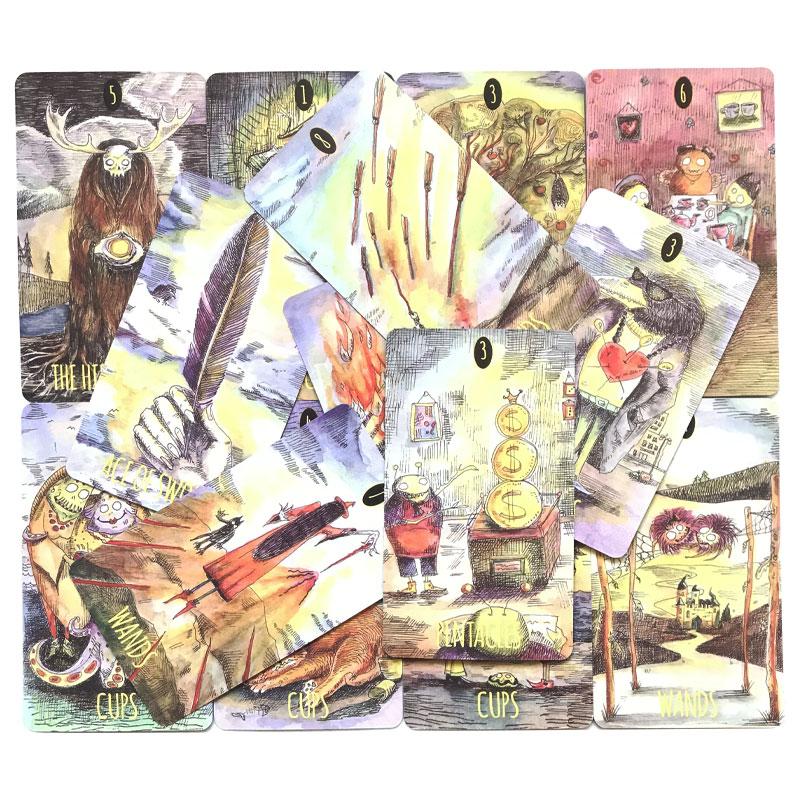 Die Shadowland Tarotkarten für Anfänger Englische Version Profis Wahrsagungsspiel Auto
