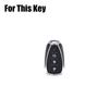 Alloy Leather Car Key Case Cover For Chevrolet Cruze Malibu Camaro Trailblaze