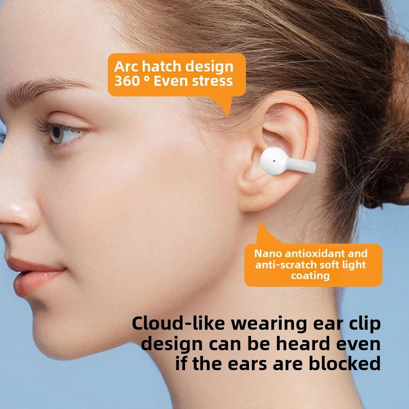 Sluchátka se sponou do uší Bluetooth Bezdrátová sportovní sluchátka s extrémně dlouhou výdrží kostního vedení