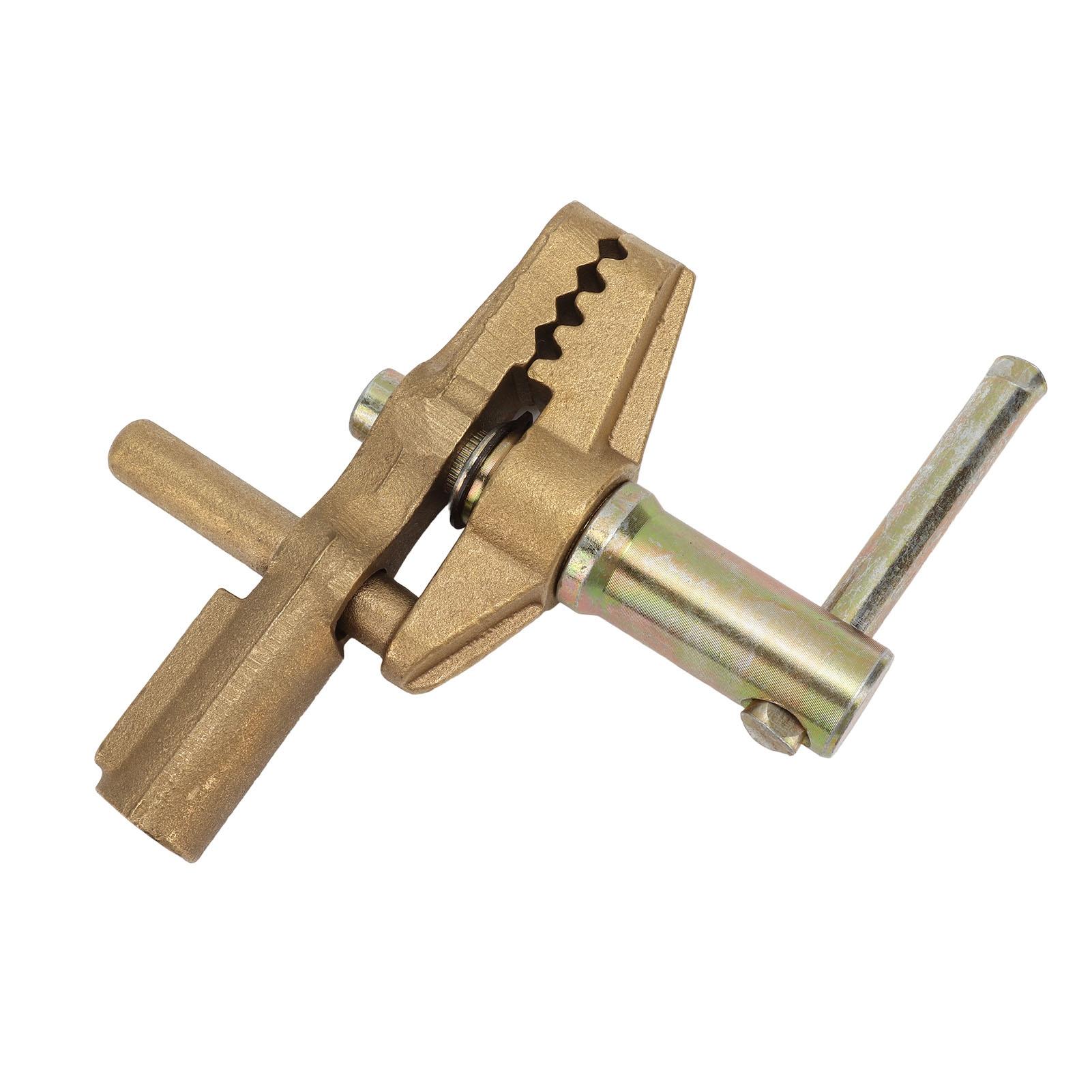 

800A Латунный зажим для заземления со резиновой втулкой Отличная электропроводность Сварочное заземление